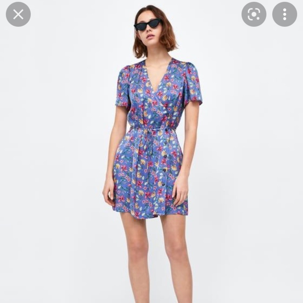Floral Wrap Dress